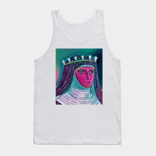 Hildegard of Bingen Portrait | Hildegard of Bingen Artwork 4 Tank Top